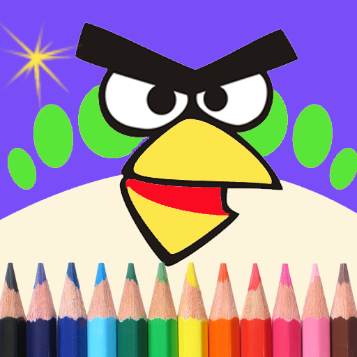 Coloring Mad Bird