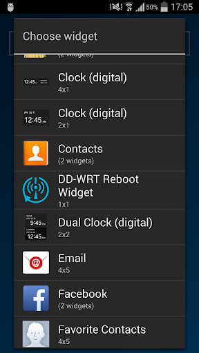 DD-WRT Reboot Widget