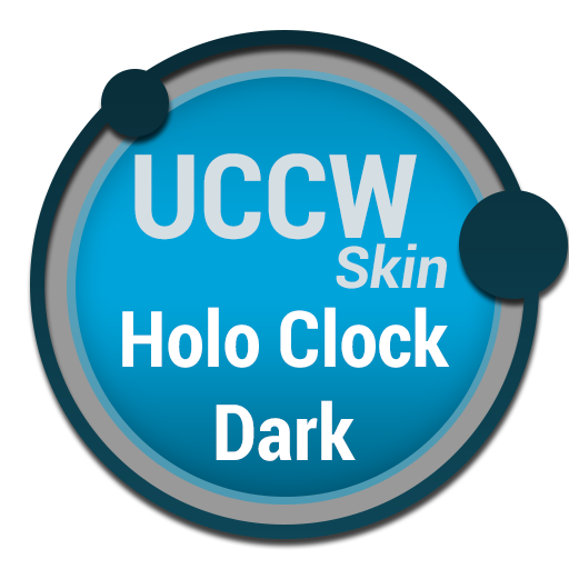 Holo Clock Dark - UCCW Skin LOGO-APP點子