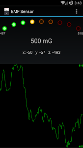 Screenshot EMF Sensor v2.7
