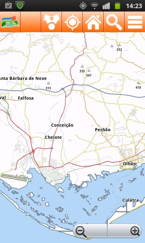Algarve Offline mappa Map Screen 3