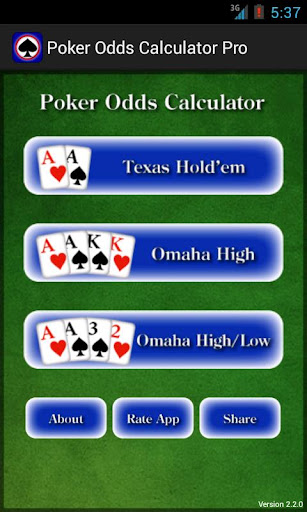 Poker Odds Calculator Pro
