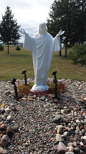 White Jesus Statue