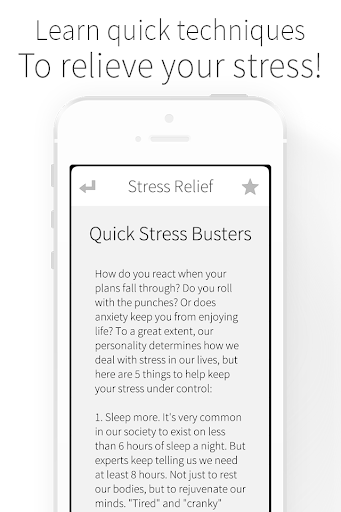 【免費書籍App】Stress Relief - Cure Anxiety-APP點子