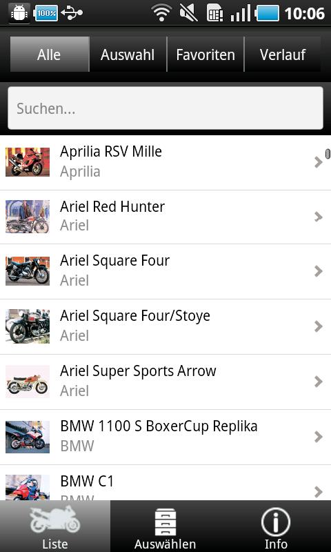 1000 Motorräder Screen 1