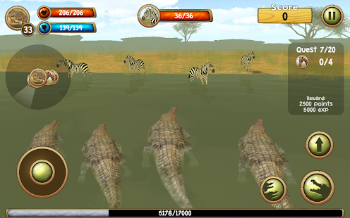 Wild Crocodile Simulator 3D - náhled