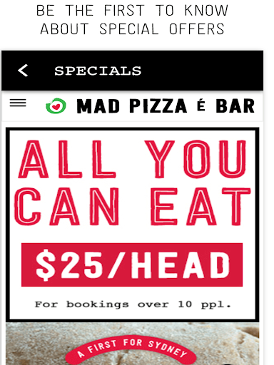 【免費商業App】MAD PIZZA e BAR-APP點子