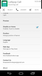 Lollipop Style Call Screen poster 3