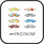 mustache Go Launcher theme Apk