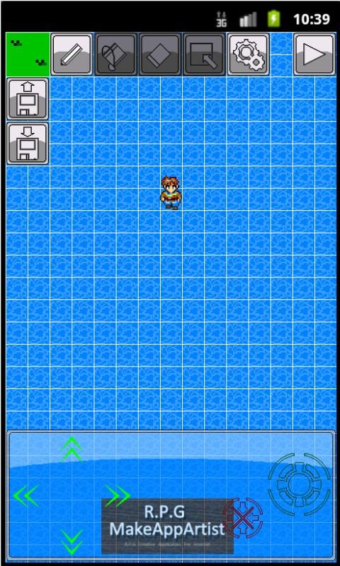 Android application RPG　MakeApp　Artist screenshort