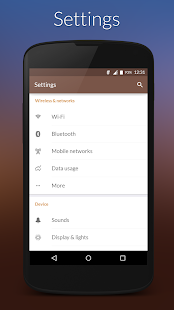 Free brwn. CM12 Theme APK