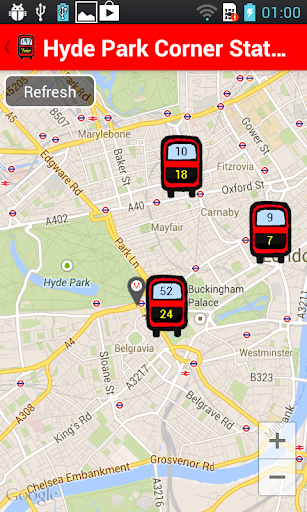 Live London Bus TFL Tracker