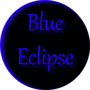 Blue Eclipse Launcher Theme