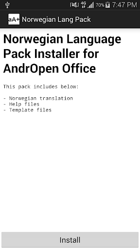 Norwegian Language Pack