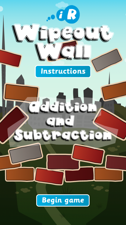 Android application Wipeout Wall (+ &amp; -) screenshort