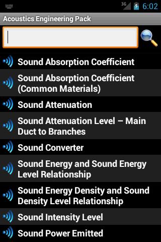 Acoustics Engineering Pack Acoustics Engineering Pack