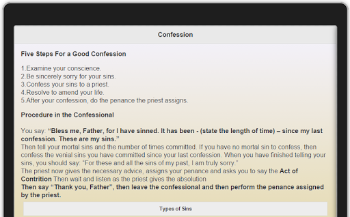 【免費書籍App】Catholic Confession-APP點子