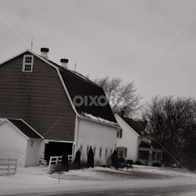 by Beverly Combs - Black & White Buildings & Architecture