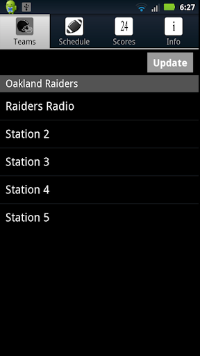 Oakland Football Radio Live