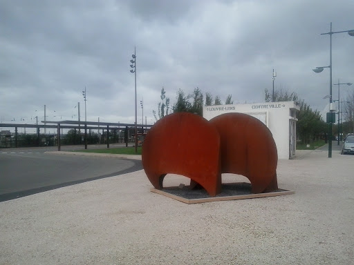 Sculpture de la Gare Routière