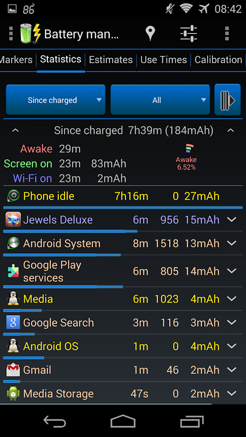 Battery Monitor Widget - screenshot