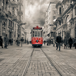 The Old Tram by Mario Moreno -  