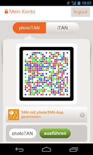 norisbank photoTAN-App Screen 3