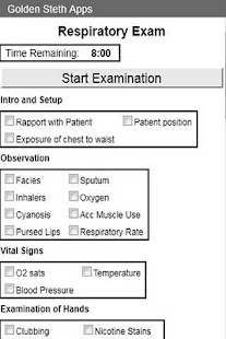 OSCE Repiratory Exam Checklist