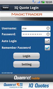 Free Quamnet iQ Quotes Anywhere APK for PC