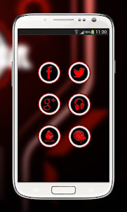 Lastest Cytron Red iconpack Next Theme APK