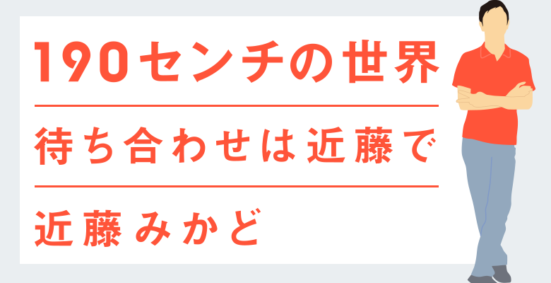 １９０センチの世界〜待ち合わせは近藤で Screen 2