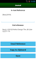 Easy Harvard Referencing APK Screenshot #4