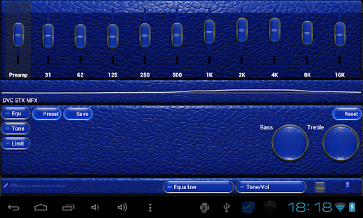 Poweramp skin blue lizard Screenshots 2