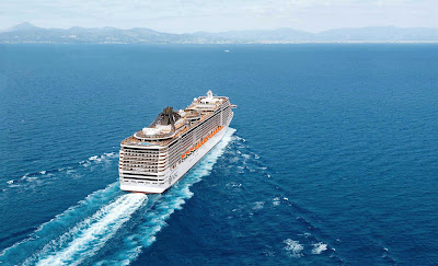 Decks on the mid-size luxury liner MSC Splendida are named for Italy's legendary artists, including Michelangelo, Leonardo da Vinci and Botticelli.