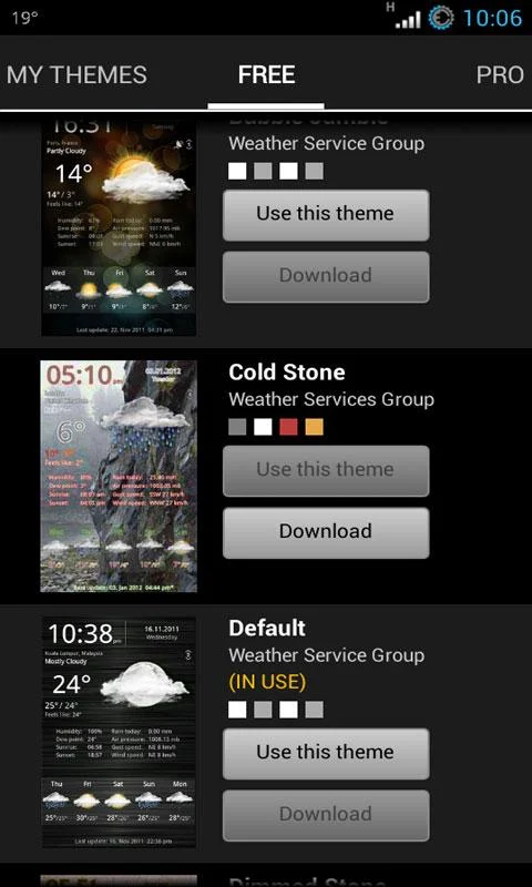    Weather Services PRO- screenshot  