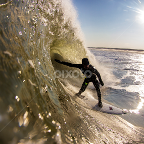 Sammy on a thick one by Dave Nilsen - Sports & Fitness Surfing