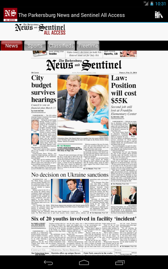 News and Sentinel All Access Android Apps on Google Play