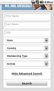 AUA Member Search Screenshots 2