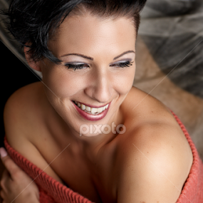 Happiness is... by Michel Filion - People Portraits of Women