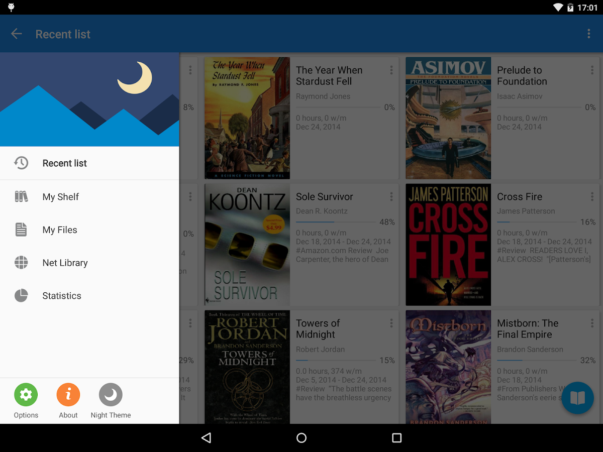 Moon+ Reader: captura de tela Moon+ Reader: captura de tela