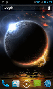 Download Closeup of planet live paper APK for Android
