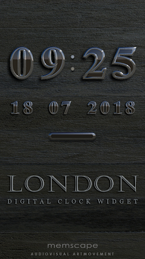 LONDON Digital Clock Widget