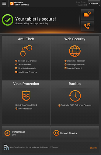 Quick Heal Tablet Security