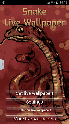 【免費個人化App】Snake Live Wallpaper-APP點子