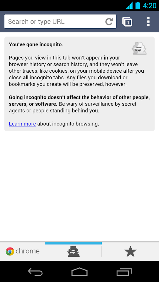 Chrome Beta - screenshot