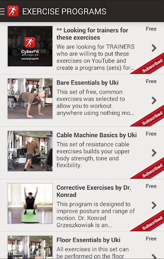 【免費運動App】CyberFit - fitness training-APP點子