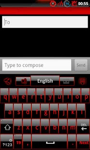 How to mod GOKeyboard Theme Glassy Red lastet apk for bluestacks