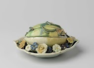 Botervloot in de vorm van een meloen