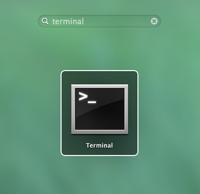 Screenshot of OSX launchpad