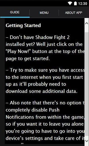 Shadow F. Tips and Tricks